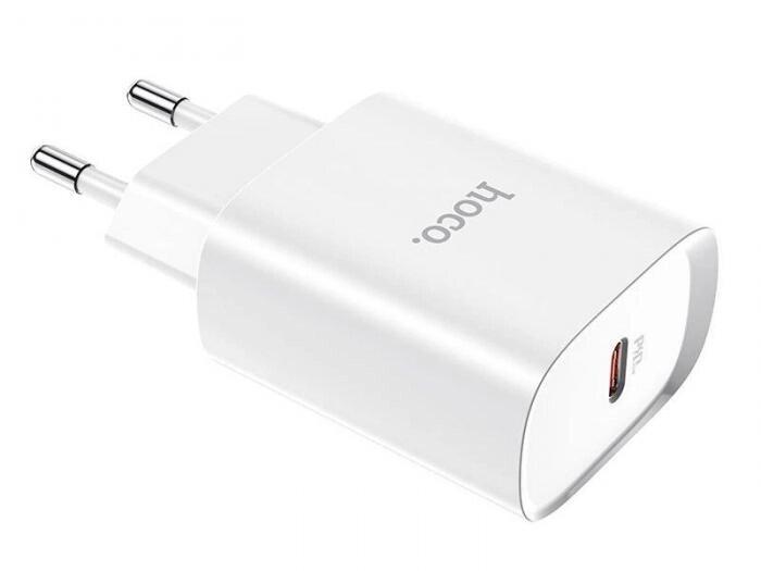 Сетевое зарядное устройство HOCO N14 USB-C PD 20W QC 2.4A - фото 1 - id-p160706896