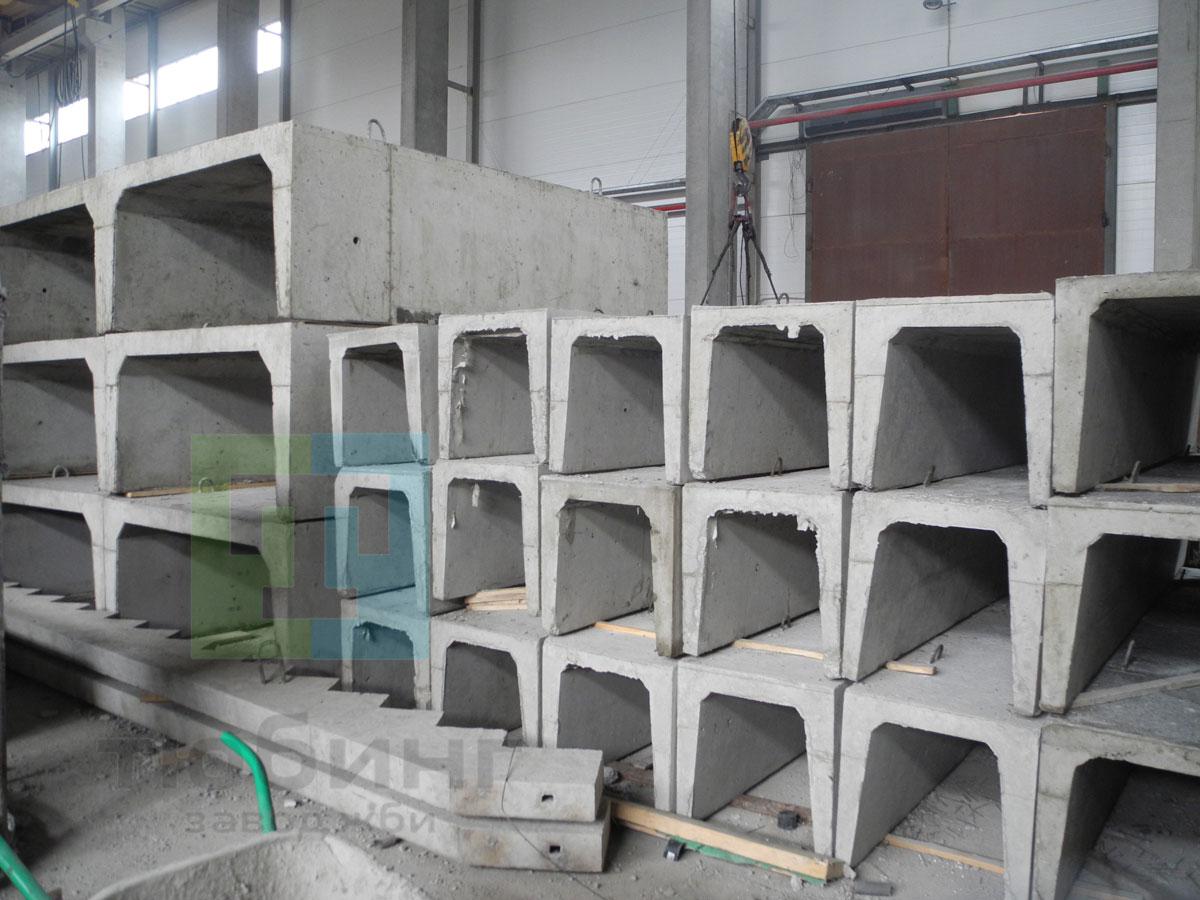 Лоток железобетонный  Л2-8/2 по серии 3.006.1-2.87 вып.1