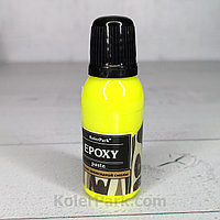 Краситель, паста для эпоксидной смолы KolerPark 20мл лимонная флуоресцентная