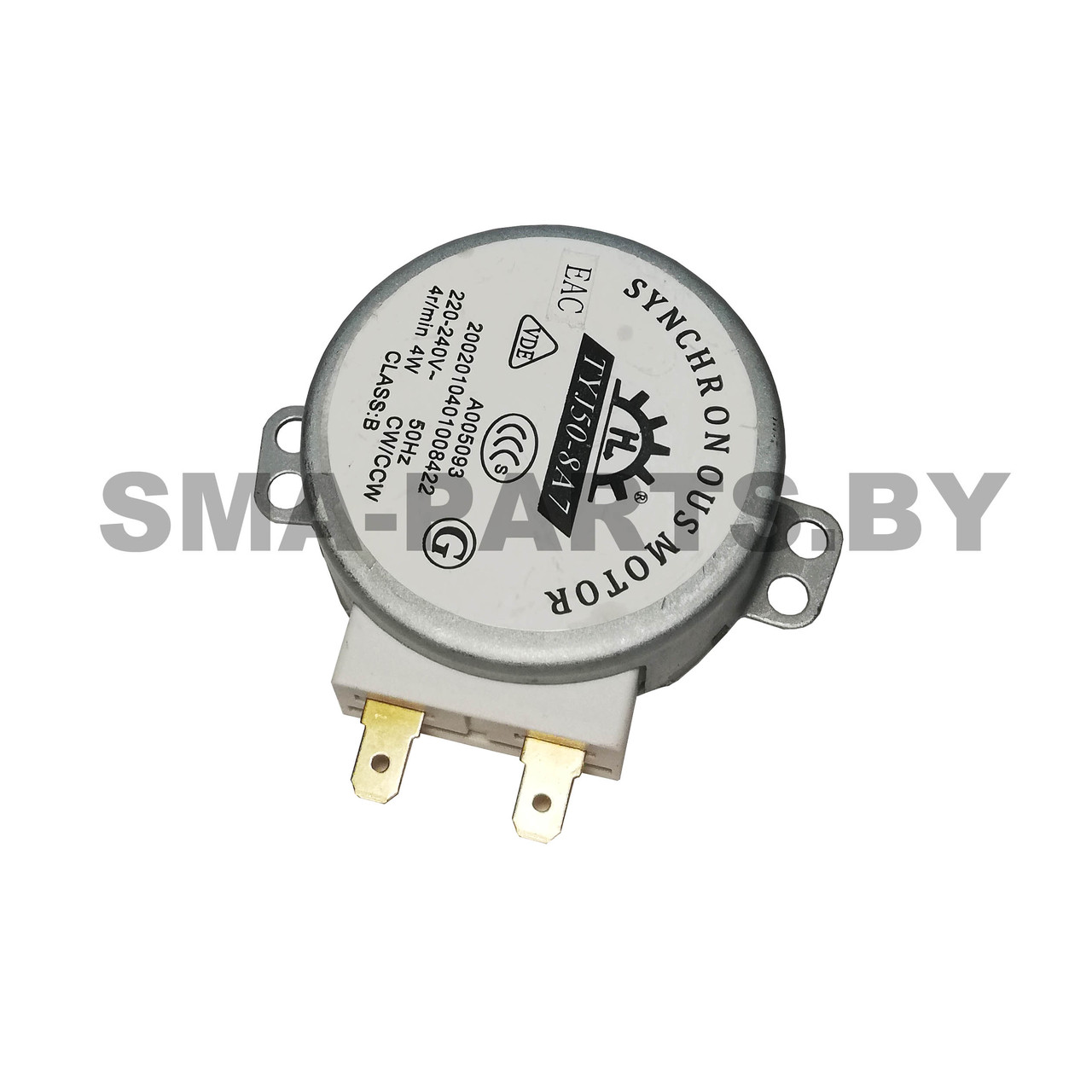 Мотор (двигатель) СВЧ 49TYZ-A2 7mm 220V 4r/min 4W - фото 1 - id-p83157080