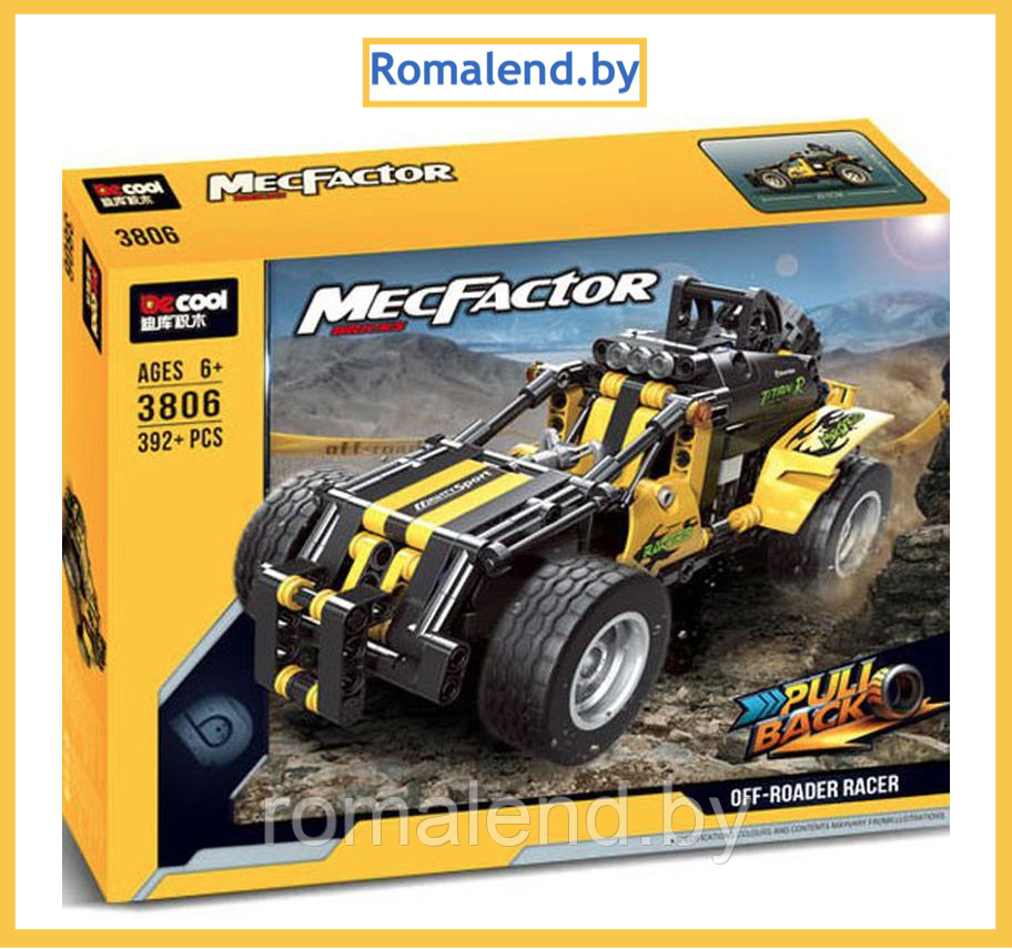 Конструктор Technic Decool 3806 "Внедорожный гонщик"