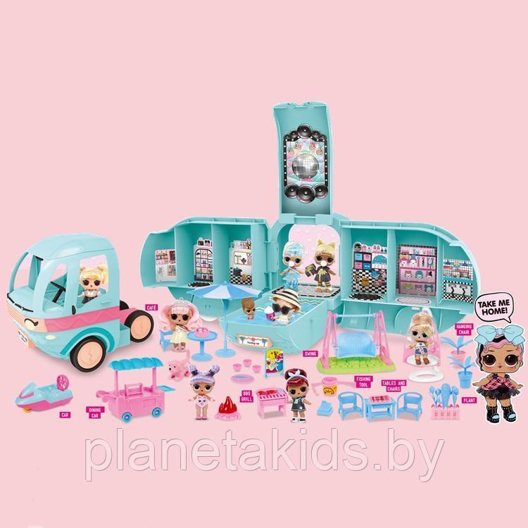 Игровой набор ЛоЛ Автобус с куклой 2 в 1 LOL Surprise 35+ Glamper (арт. BS003) - фото 1 - id-p160737436