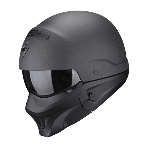 Шлем SCORPIONEXO EXO-COMBAT EVO графитовый - темный -  серый XS
