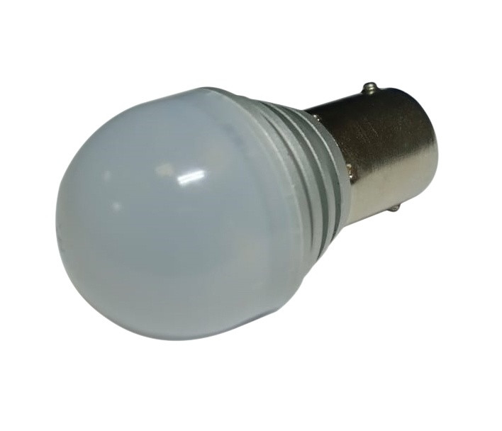 Светодиодная лампочка S122A T15/белый/(BA15S) 12SMD 2835 9-15V 1contact.(1156) коробка 1 шт - фото 1 - id-p160738105