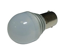 Светодиодная лампочка S122B T15/белый/(BAY15D) 12SMD 2835 9-15V 2contact.(1157) коробка 1 шт