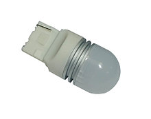 Светодиодная лампочка T087A T20/белый/(W3x16D) 6SMD 3030, 1 contact(7440),10-30V коробка 2 шт