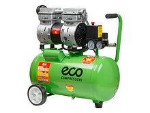 Компрессор ECO AE-25-OF1 (140 л/мин, 8 атм, коаксиальный, безмасляный, ресив. 24 л, 220 В, 0,8 кВт)