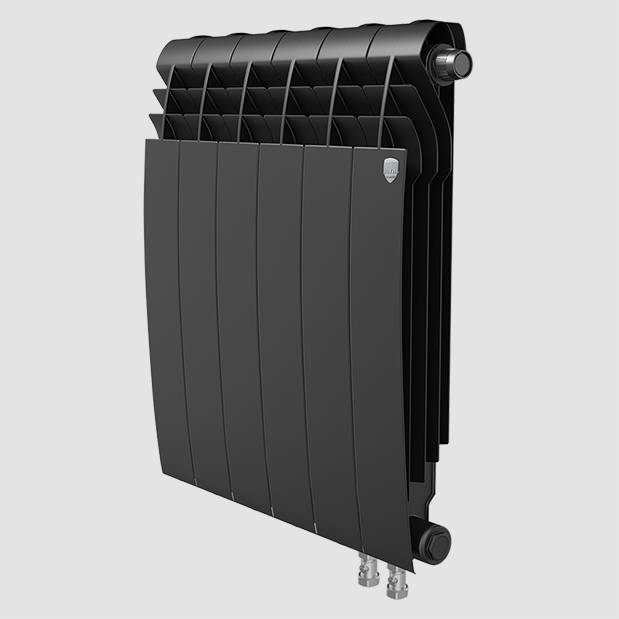 Радиатор биметаллический Royal Thermo Biliner 500 VD Noir Sable [1 секция] - фото 1 - id-p160740863
