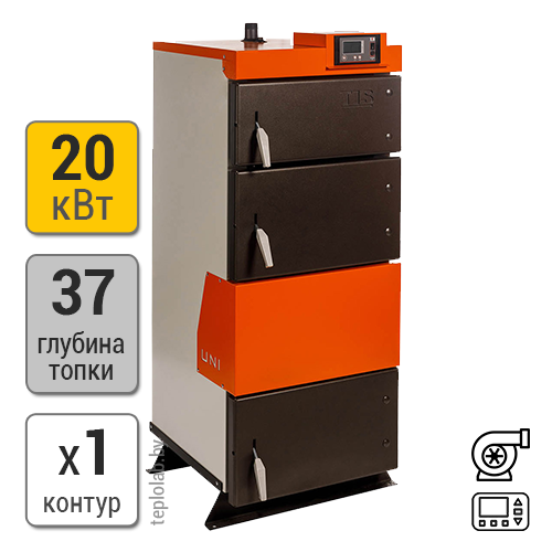 Твердотопливный котел TIS Uni N 20