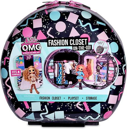 Куклы L.O.L. Чемодан-шкаф на колесах Lol OMG Fashion Closet On The Go 571315, фото 2