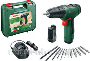 Дрель-шуруповерт Bosch EasyDrill 1200 06039D3007 (с 2-мя АКБ, кейс)