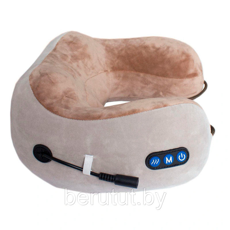 Массажная подушка для шеи U-Shaped Massage Pillow - фото 3 - id-p160750006