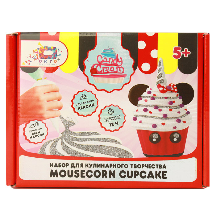 Набор крем-массы для моделирования ТМ Candy Cream Mousecorn Cupcake - фото 1 - id-p160750669