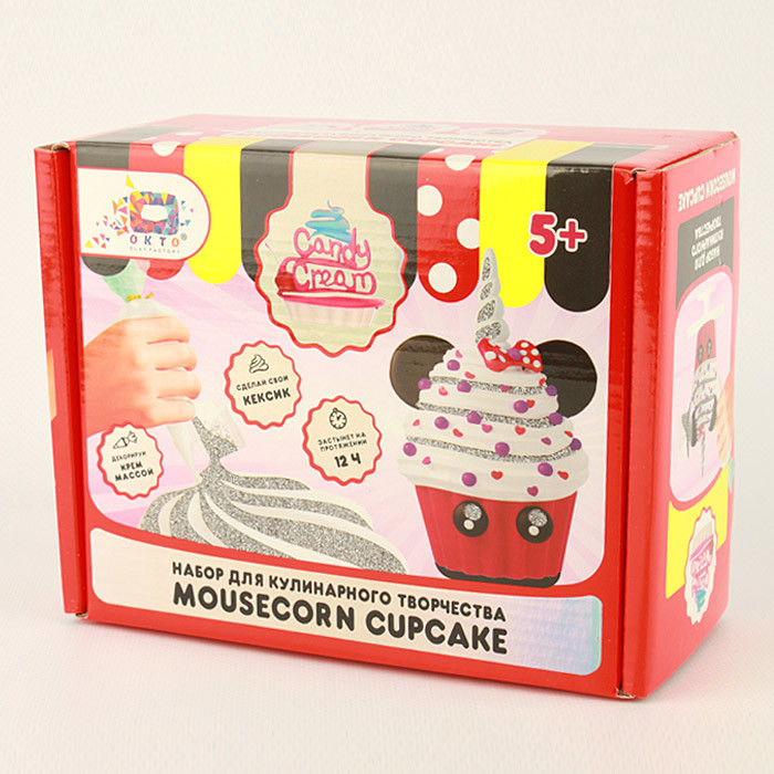 Набор крем-массы для моделирования ТМ Candy Cream Mousecorn Cupcake - фото 6 - id-p160750669