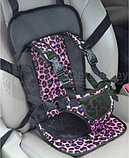 Детское бескаркасное автокресло - бустер Multi Function Car Cushion Child Car Seat (детское автомобильное, фото 7