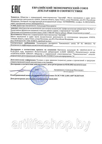 Зубная паста N-ZIM с маслом чайного дерева, 75 мл., фото 2