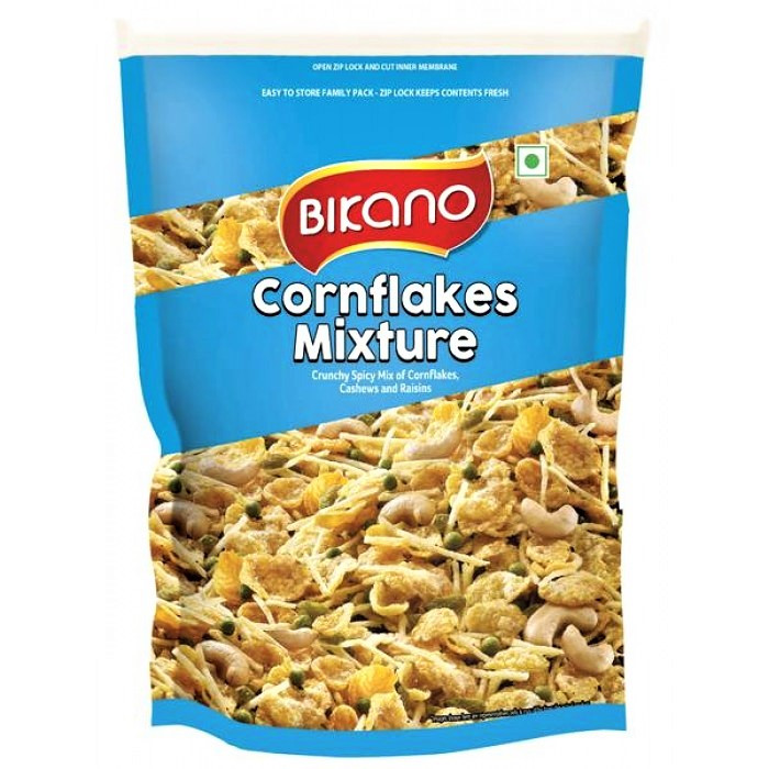 Кукурузные хлопья с изюмом и кешью Cornflakes Mixture Bikano, 200 г