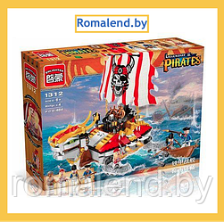 Конструктор Пираты Brick 1312 Legendary Pirates Dragon Ship