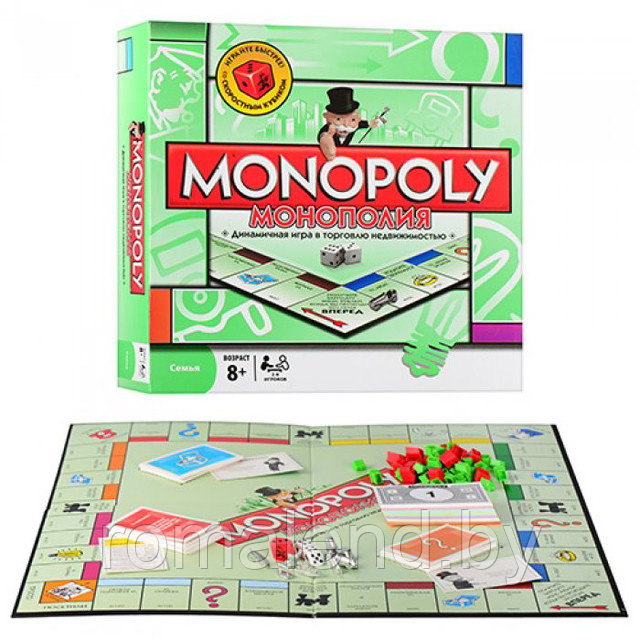 Настольная игра Монополия со скоростным кубиком 6123 - фото 6 - id-p160796341