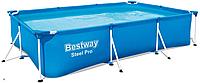 Бассейн каркасный семейный BESTWAY 300 х 201 х 66 см Steel Pro арт 56404 прямоугольный