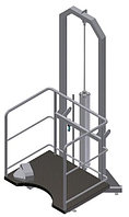 Площадка пневматическая подъемная для перевешивания