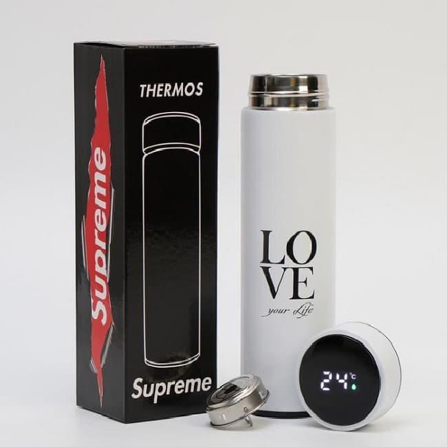 Умный термос с термодатчиком «Love your life» 0,45 л - фото 1 - id-p160817081