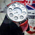 Часы женские Chopard Argent Geneve S9204 со стразами Коричневый, фото 3