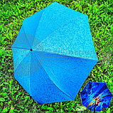 NEW Зонт наоборот двухсторонний UpBrella (антизонт) / Умный зонт обратного сложения Подсолнух, фото 3