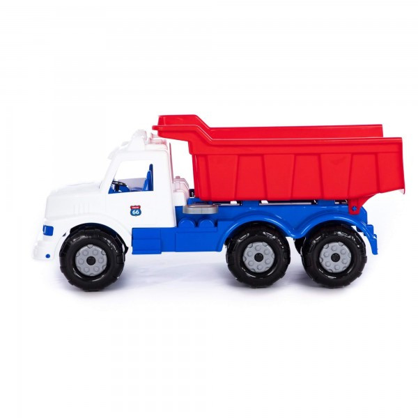 Детская игрушка "Буран" №3, автомобиль-самосвал (бело-синий) арт.90355 - фото 2 - id-p160832072