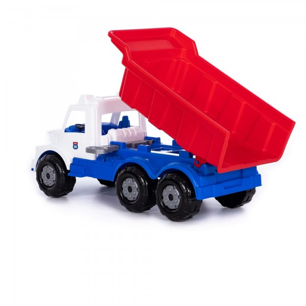 Детская игрушка "Буран" №3, автомобиль-самосвал (бело-синий) арт.90355 - фото 3 - id-p160832072
