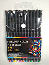 Набор капиллярных ручек 12 цветов FINELINER COLOR