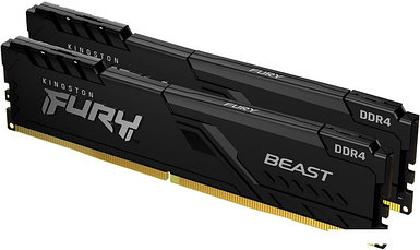 Оперативная память Kingston FURY Beast 2x8GB DDR4 PC4-25600 KF432C16BBK2/16