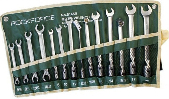 Набор ключей RockForce RF-5145R (14 предметов) - фото 1 - id-p159955178