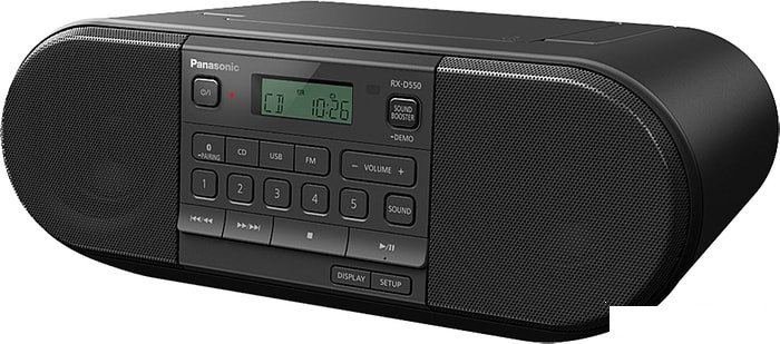 Портативная аудиосистема Panasonic RX-D550GS-K, фото 2