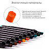 Набор двусторонних маркеров для скетчинга 204 цвета в чехле, фото 6