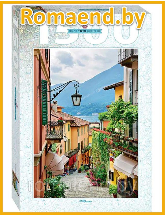 Пазл  "Италия, Вид на озеро Комо", 1500 элементов, арт 83065