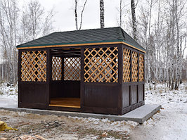 Беседка садовая деревянная для дачи в Минске