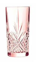 Стакан Хайбол ОСЗ "Зальцбург" розовый 380 мл, d 75 мм, h 150 мм, стекло