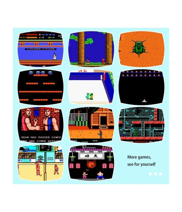 Игровая приставка Денди 8 Bit Mini (620 игр) - фото 4 - id-p160872651