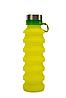 Бутылка для воды силиконовая складная с крышкой и карабином 500 мл Bradex TK 0271, фото 2