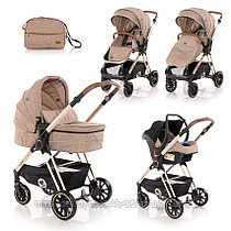 Детская коляска 3в1 Lorelli Angel Beige