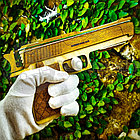 Игрушка - модель деревянная: Деревянный пистолет резинкострел. Модель М9 многозарядная, фото 7