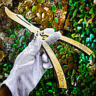 Игрушка - модель деревянная: перочинный нож Бабочка. Складной Натуральное дерево, фото 2