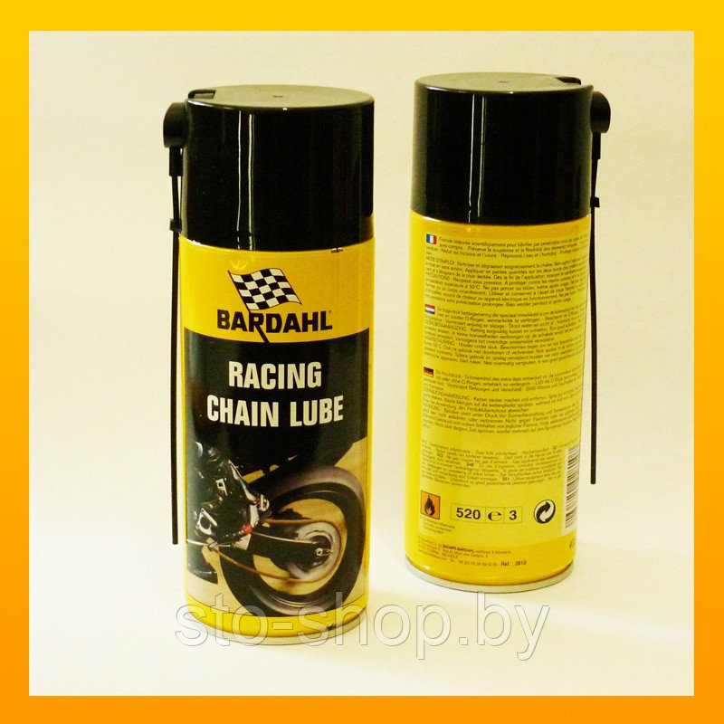 BARDAHL RACING CHAIN LUBE Смазка для мото цепи (цепей). 400мл - фото 2 - id-p4588412