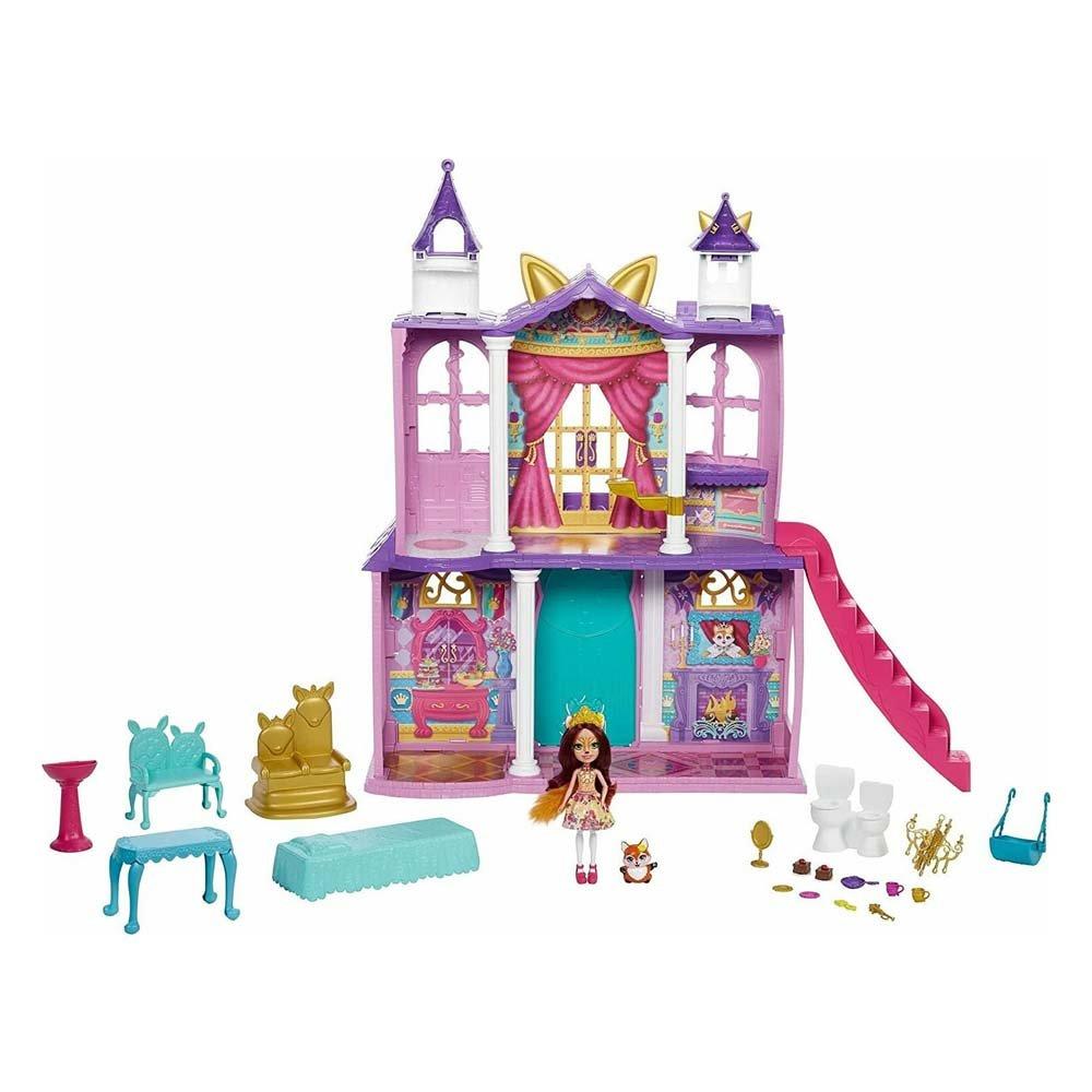 Королевский замок Энчантималс с куклой Фелисити Лис GYJ17 Mattel Enchantimals