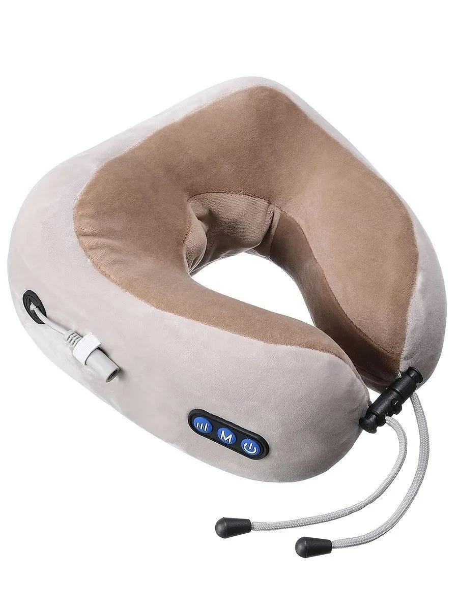 Массажная подушка для шеи U-Shaped Massage Pillow - фото 1 - id-p160949886