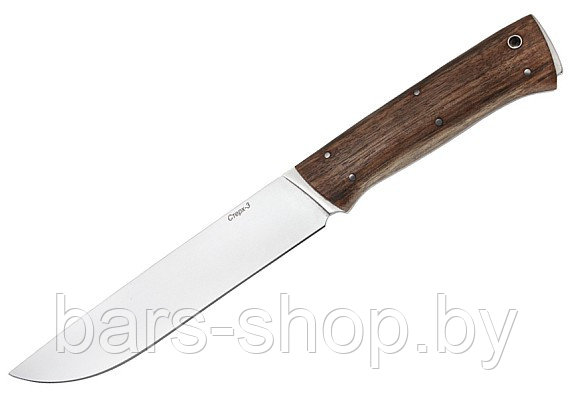 Нож разделочный "Стерх-3". Рукоять дерево - фото 1 - id-p15671866