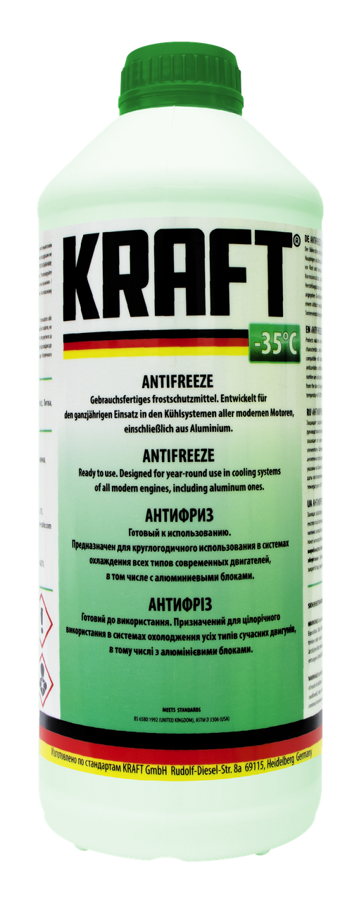 АНТИФРИЗ -35°C ТМ 'KRAFT' 1,5л    KF114