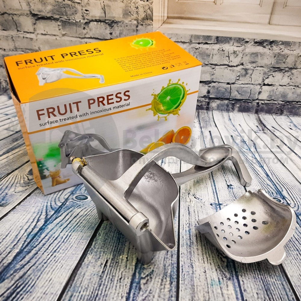 Ручной пресс/соковыжималка (Орехокол) Fruit Press для фруктов и ягод (Размер М 10х10х9 см) - фото 4 - id-p160888428