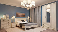 Модульная спальня Кантри 2 ((ЛАК), Слоновая кость) фабрика Браво - 2 варианта цвета, фото 2
